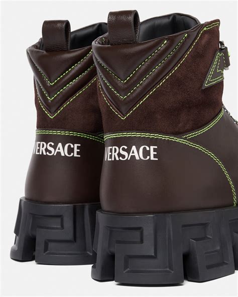 versace arte greca|versace greca boots.